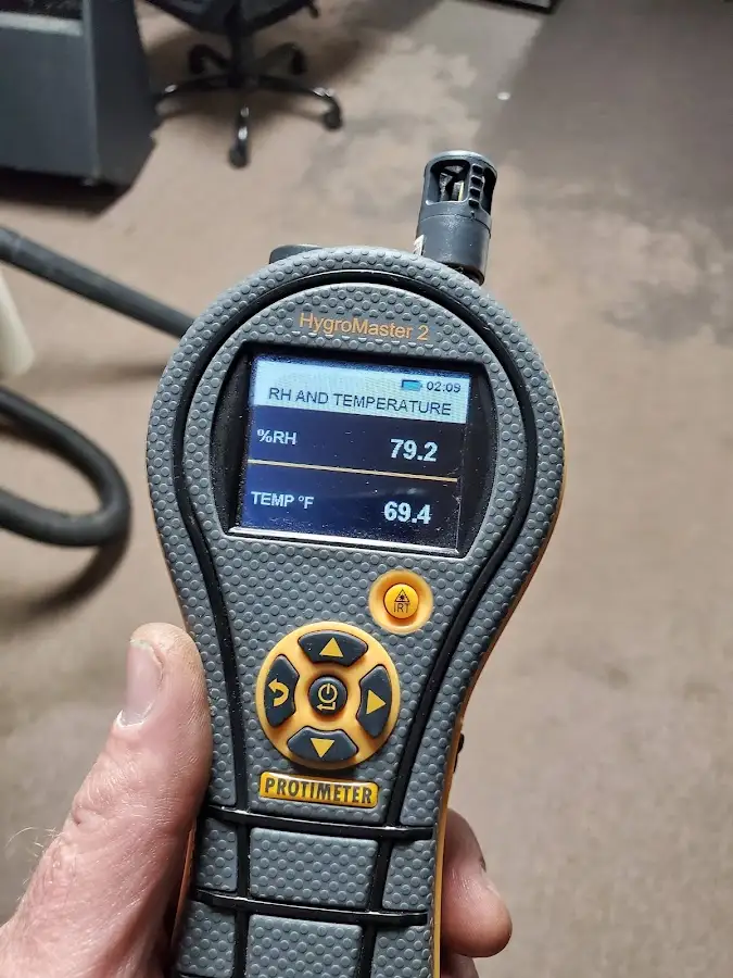 Moisture meter humidity assessment for Mold Remediation & Removal in Fort Belvoir