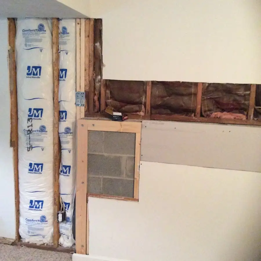 Wall insulation replacement during Odor Removal & Deodorization in Fort Belvoir